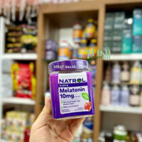 Kẹo ngủ Natrol Melatonin Gummies kẹo dẻo hỗ trợ giấc ngủ ngon10mg