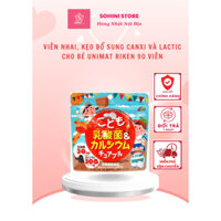 Kẹo Nhai Bổ Sung Canxi Cho Bé Unimat Riken Vị Sữa Chua Nhật Bản 90 Viên