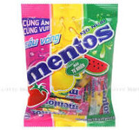 Kẹo nhai Mentos cầu vồng trái cây 120G