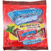 Kẹo nhai socola hương bạc hà DYNAMITE CHEWS gói 125g