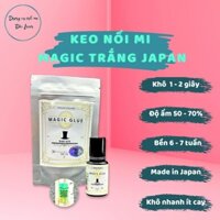 Keo Nối Mi Magic Trắng Nhật bản_ khô nhanh 1-2s_5ml _ siêu bền_ ít cay Cosmetic Mỹ Phẩm Trang Điểm Women Nữ