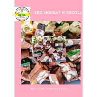 Kẹo Nougat Hạnh phúc ăn kiêng, ăn vặt vị Socola