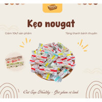 KẸO NOUGAT MIX VỊ: SOCOLA, VANI, MATCHA phiên bản healthy, cực ít ngọt 500G - CÁI SẠP HEALTHY