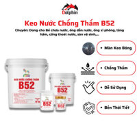 Keo Nước Chống Thấm B52 [Thùng 5KG] Màng Keo Đặc, Siêu Cứng, Có độ bóng tốt, sơn cho tường, đá chẻ, bê tông…