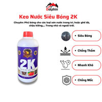 Keo Nước Siêu Bóng 2K  1Lít, Sơn Xe Máy, Sơn Bóng ô Tô, Sơn Bóng đá; Sơn Bóng Gỗ.