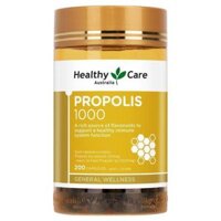 Keo ong Healthy Care Propolis 1000mg 200 viên Úc tăng sức đề kháng