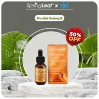 Keo ong hỗ trợ đường hô hấp, nhiễm khuẩn Propolis Liquid Spring Leaf 40 Alcohol free 25ml