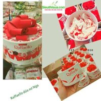 Kẹo raffaello socola bọc dừa hộp nơ 200g xách tay của Nga