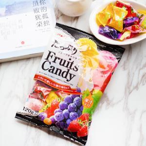 Kẹo Ribon Fruits Candy vị trái cây tổng hợp gói 120gr