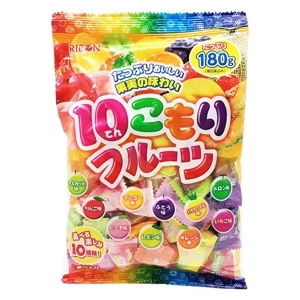 Kẹo Ribon trái cây 10 hương vị 180gr