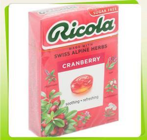 Kẹo Ricola Carton Box Cranberry 40g