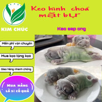 kẹo sap hình chó mặt bự mix vị trái cây