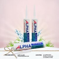 Keo silicon Alpha A-500 màu trong