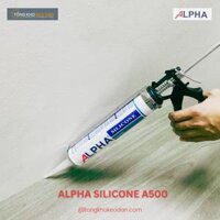 Keo silicon Alpha A500 màu trắng