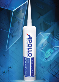 Keo silicon Apollo A600 chống thấm tốt, bền bỉ keo trong - keo trắng đục 300ml - Trắng sữa