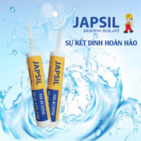 keo silicone Japsil a500 đen, trắng sữa, ghi đậm, ghi nhạt 300ml