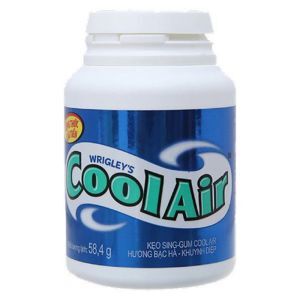 Kẹo sing-gum Cool Air hương bạc hà khuynh diệp hũ 58.4g