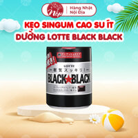 Kẹo singum cao su ít đường Lotte Black Black 140g - Nếp shop