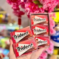 Kẹo Singum Không Đường Trident Vị Cinnamon Quế Mỹ 14 Sticks