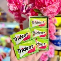 Kẹo Singum Không Đường Trident Vị Dưa Hấu Mỹ 14 Sticks