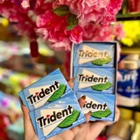 Kẹo Singum Không Đường Trident Vị Mint Bliss Mỹ 14 Sticks
