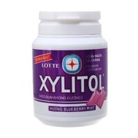 Kẹo singum Lotte Xylitol hương bạc hà, việt quất hũ 58g (từ 4 tuổi)