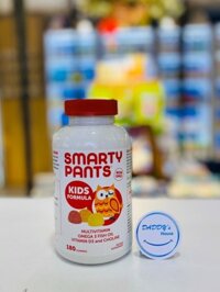 Kẹo Smarty Pants Multivitamin, Omega 3, Fish oil, Vitamin D3 & Choline (180v)