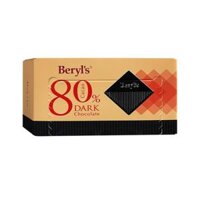Kẹo sô cô la Beryl's đắng 80% 60g (I0013470)