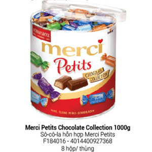 Kẹo sô cô la Merci Petits Chocolate Collection 1000g