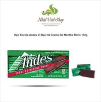 KẸO SOCOLA ANDES VỊ BẠC HÀ 132G