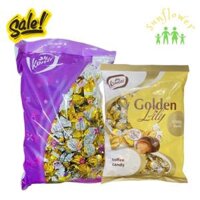 Kẹo Socola Bông Huệ Vàng Golden Lily Konti 1kg Của Nga
