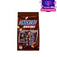 Kẹo Socola Đậu Phộng Snickers Miniatures - 150g [bonus]