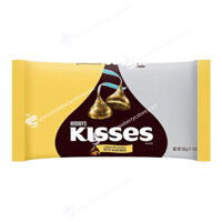 Kẹo Socola Đen HERSHEY'S KISSES Creamy Milk Chocolate With Almonds, Túi 315g (11.1 Oz.)