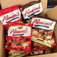 Kẹo Socola Hạnh Nhân Almond Thái Lan 245gr đủ 6 vị thơm ngon, ít ngọt