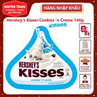 Kẹo socola Hershey's Kisses Cookies 'n Creme 146g