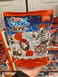 Kẹo Socola Kinder Schoko Bons Nhân Sữa Hạt Dẻ (200Gr)