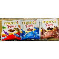 Kẹo socola Merci Petis 125g 3 màu (Hàng nội địa Đức)