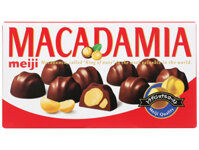 Kẹo socola nhân hạt macca Meiji Macadamia hộp 64g