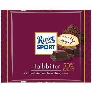 Kẹo Socola Ritter Sport Halbbitter 100g