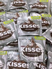 KẸO SOCOLA SỮA HERSHEY'S KISSES MILK CHOCOLATE 306G Mỹ