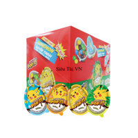 Kẹo Sôcôla Sữa PopIt Hình Quả Trứng Pokemon 10grx24 quả cho bé
