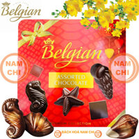Kẹo Socola The BELGIAN Assorted Chocolate Hộp Thiếc 250G Quà Tặng Tết Sang Trọng