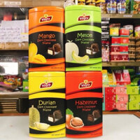 Kẹo socola trái cây , Sô Cô La đen Vintz nhân kem 180g , 200g