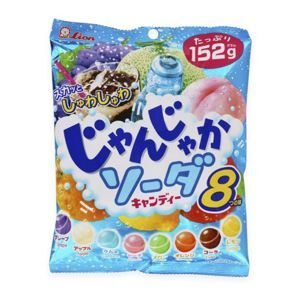 Kẹo soda trái cây Lion 8 vị nhật 152gr