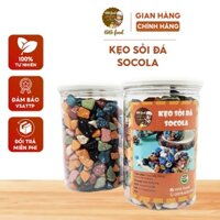 KẸO SỎI ĐÁ NHÂN SOCOLA,KẸO VIÊN SỎI ĐÁ SẮC MÀU TUỔI THƠ HŨ 500G | ăn vặt TôTô Food