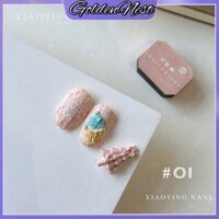 Keo sơn dầu COD❤ Keo sơn dễ sử dụng Keo sơn dạng nước có kết cấu sáng bóng Sơn móng tay bền và sáng bóng Keo sơn dầu dạng bánh kem chắc và bền 【GoldenNest】