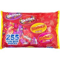 Kẹo Starburst khổng lồ 2.96kg 255 gói Skittles và thanh Starburst