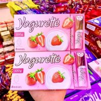 Kẹo sữa chua dâu chocolate YOGURETTE Đức