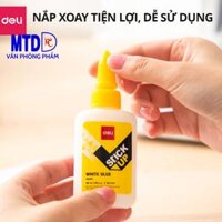 Keo sữa dán giấy , gỗ, gốm, vải, len .... 40ml , thương hiệu  Deli , mã 39445