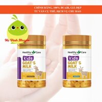 Kẹo sữa dê cho bé Healthy Care Goat's Milk, Úc (300v)